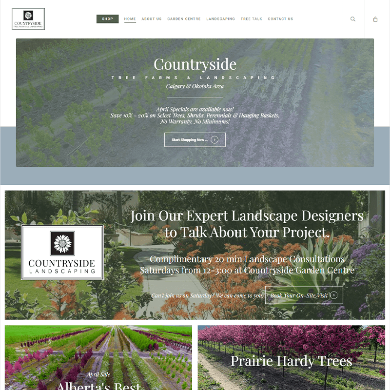 Countryside Tree Farms Home Page